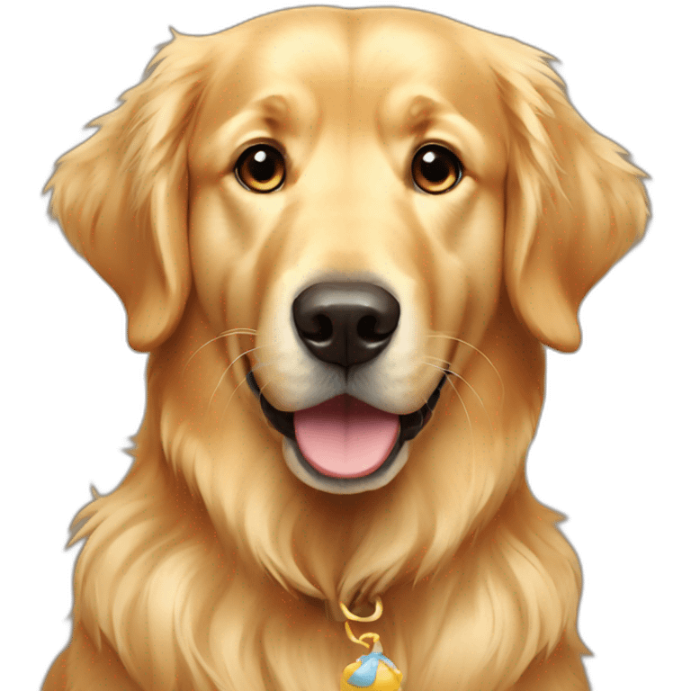 Golden Retriever Birthday emoji