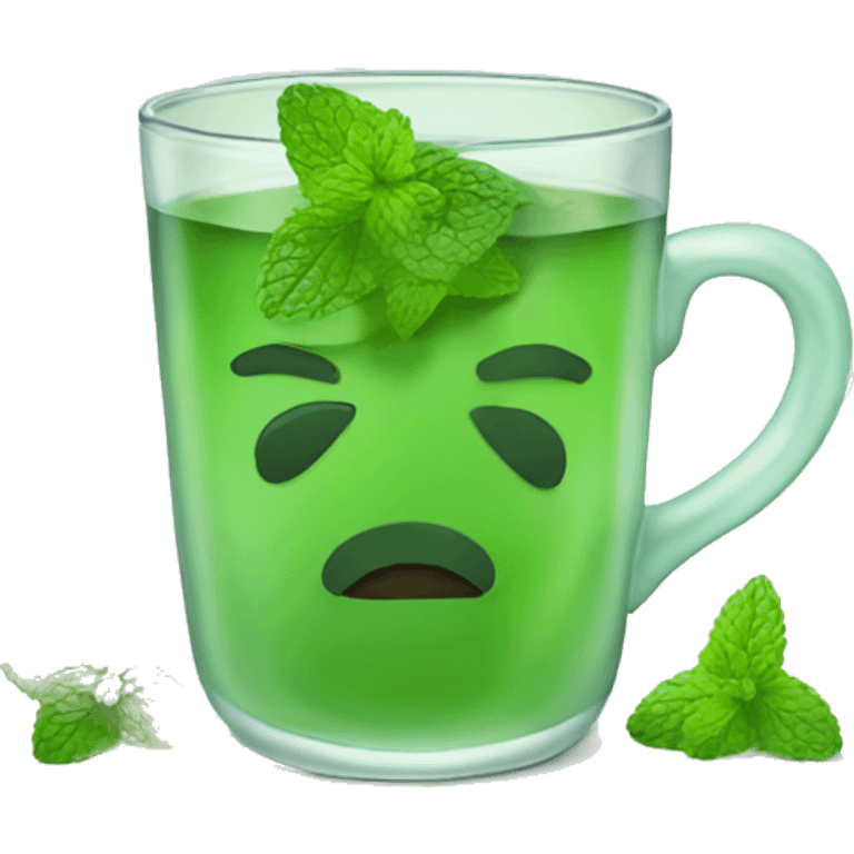 Mint tea emoji