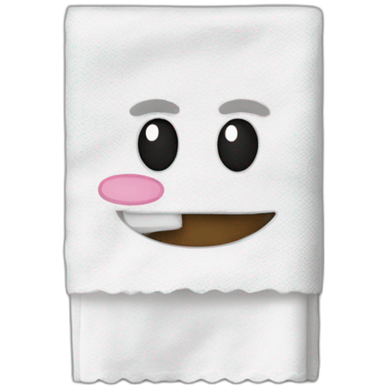 Serviette hygiénique emoji