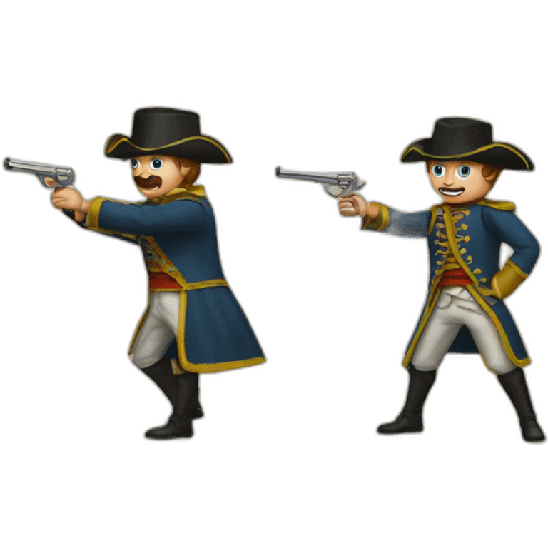 duel-with-pistols-in-russian-empire-between-two-men emoji