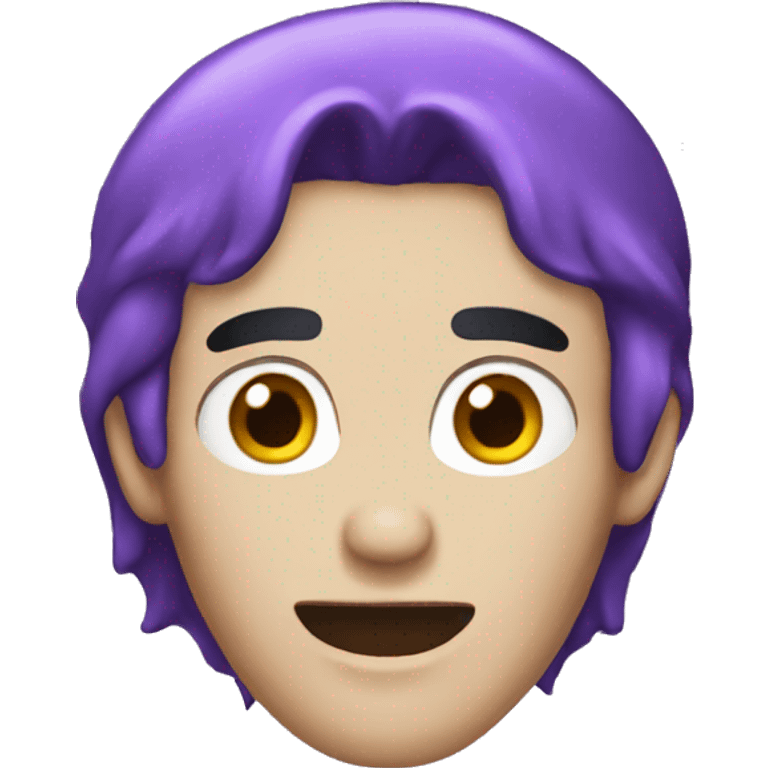 Purple haired vampire  emoji