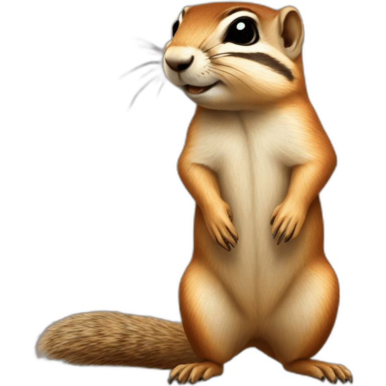 Ground squirrel slim emoji