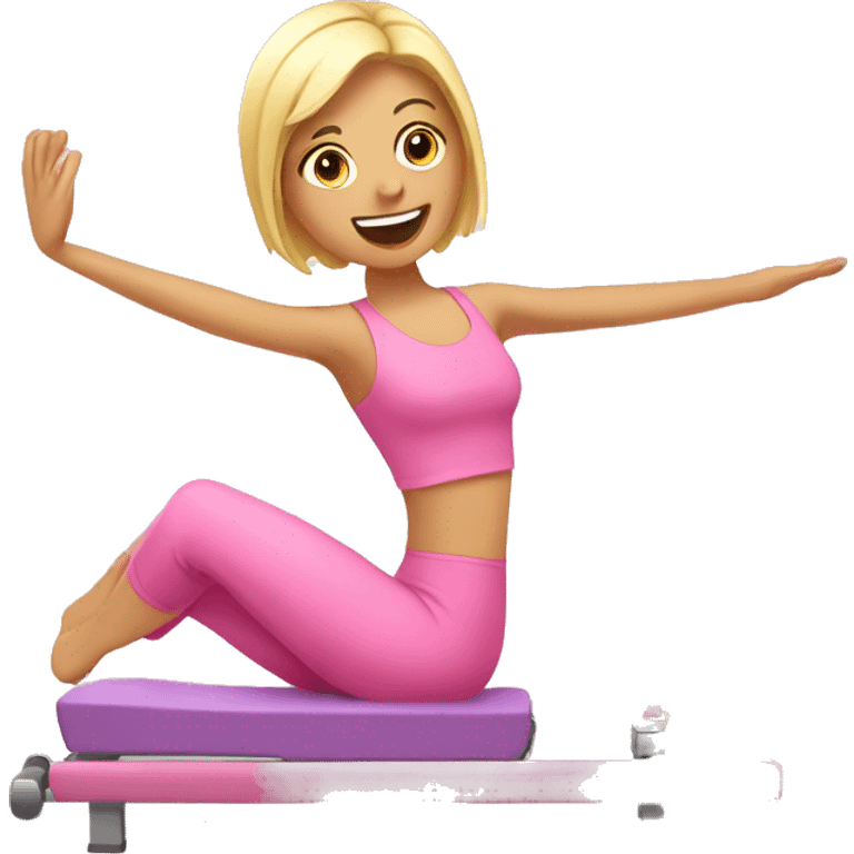 Pink Pilates emoji