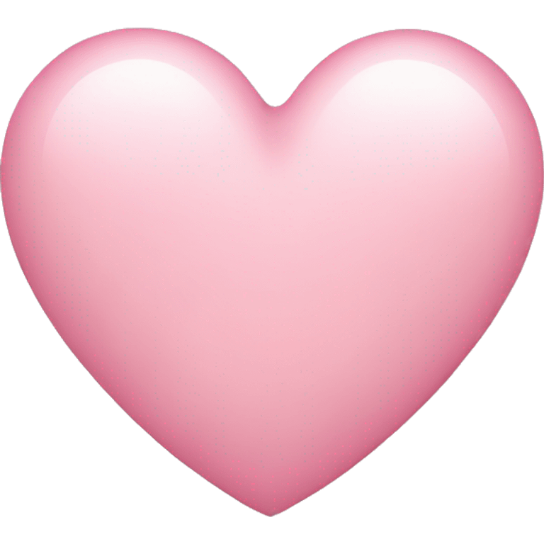 Light pink heart emoji