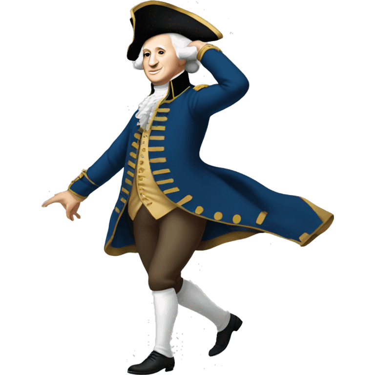 George Washington dancing emoji