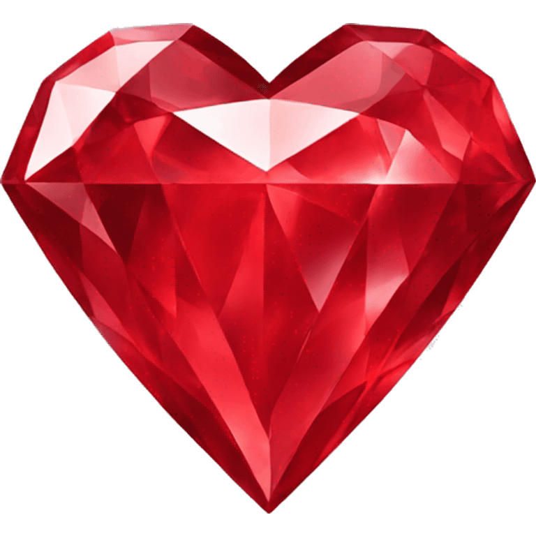 Red diamond heart emoji