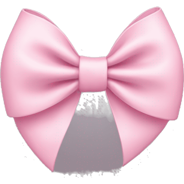 a light pink bow emoji