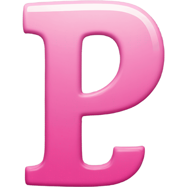 Pinterest pink logo p emoji