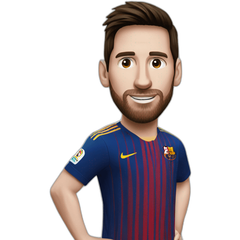 messi in the black  emoji