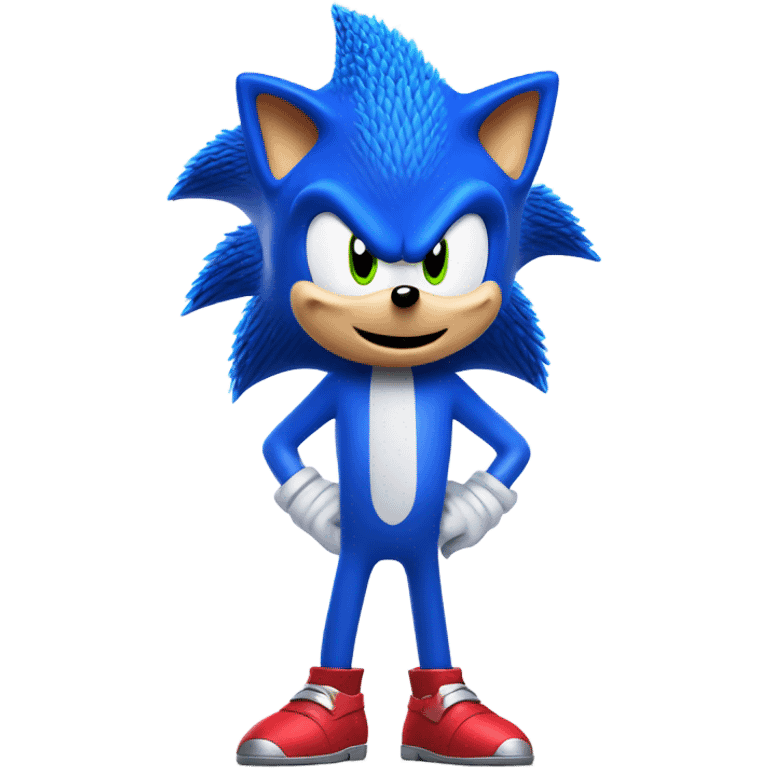 Sonic the hedge hog emoji