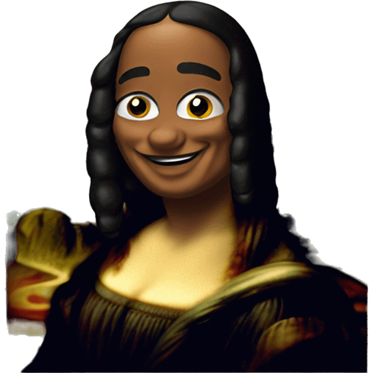 The mona lisa emoji