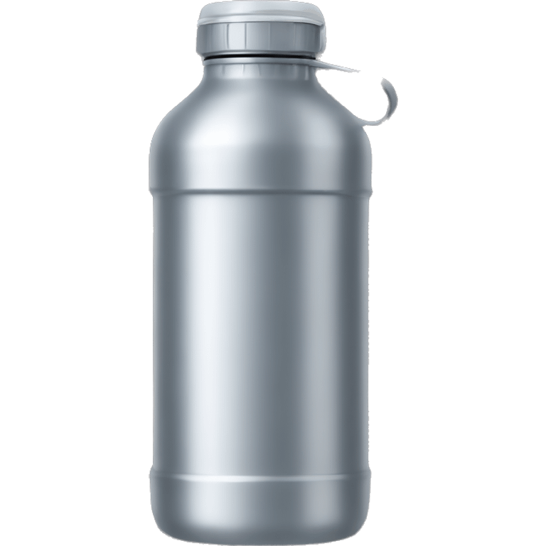 A water bottle is a portable container designed to hold and transport water or other beverages emoji