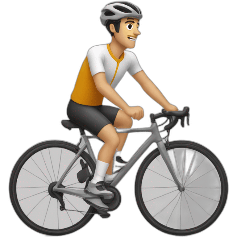 Éric zemour sur un velo emoji