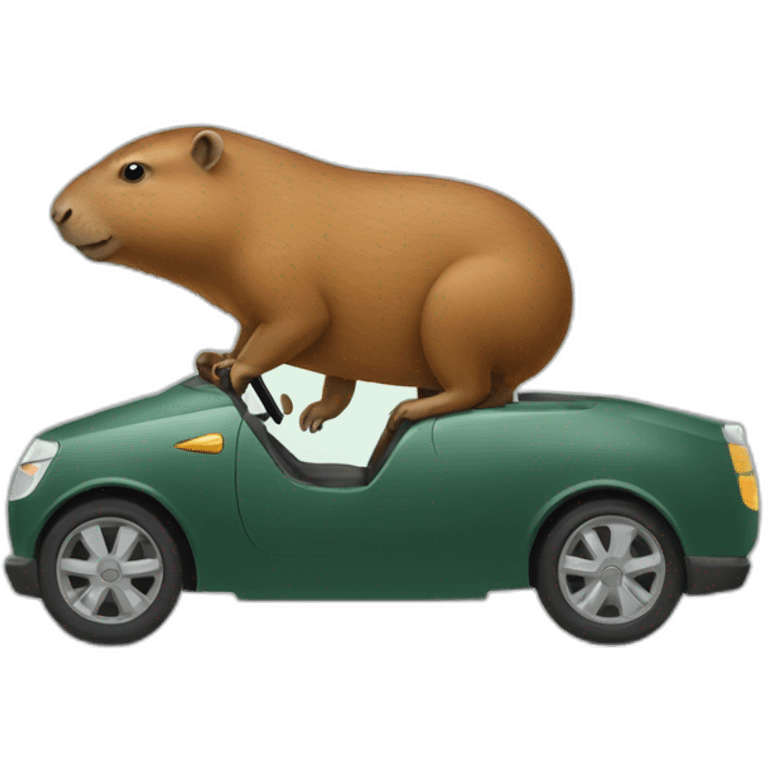 capibara driving emoji