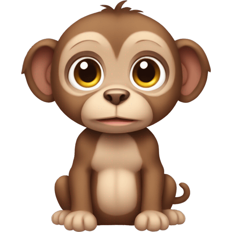 Puppy monkey baby emoji