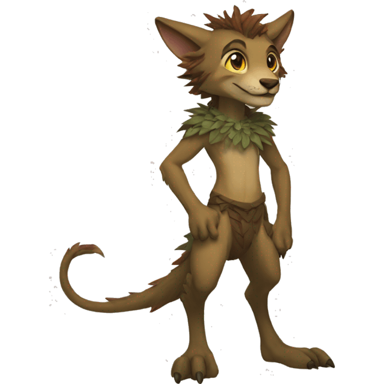 Anthro WickerBeast full body emoji