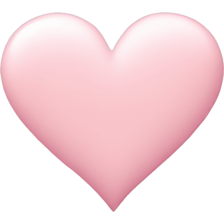 pastel pink heart emoji