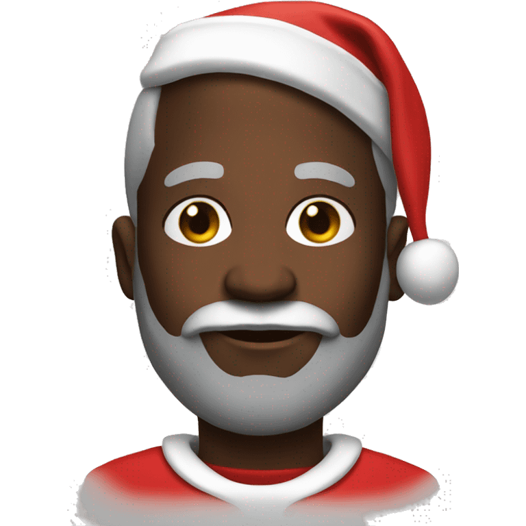 Black santa emoji