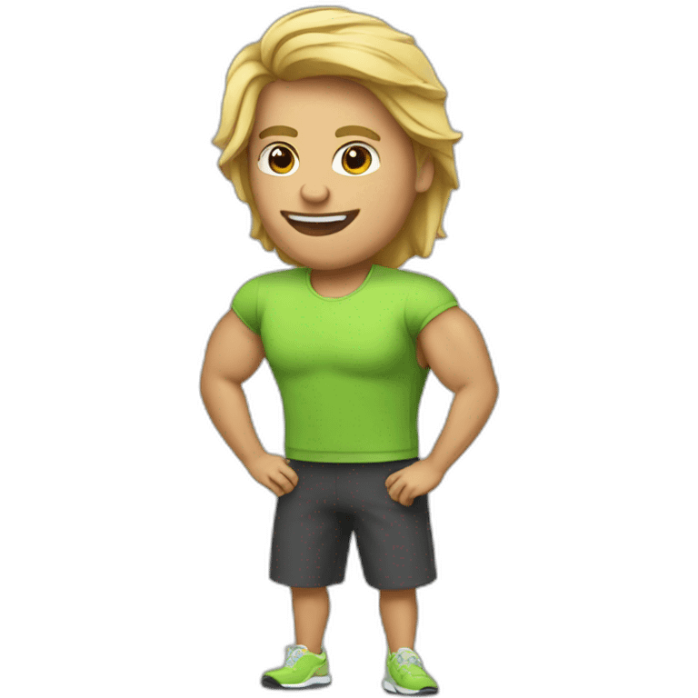 fitness coach emoji