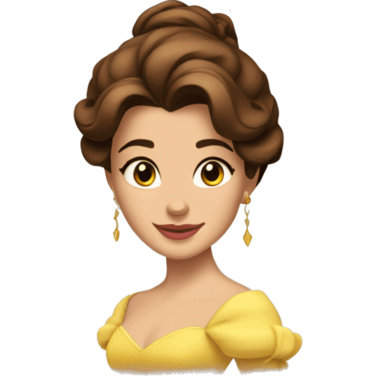 Belle beauty and the beast emoji