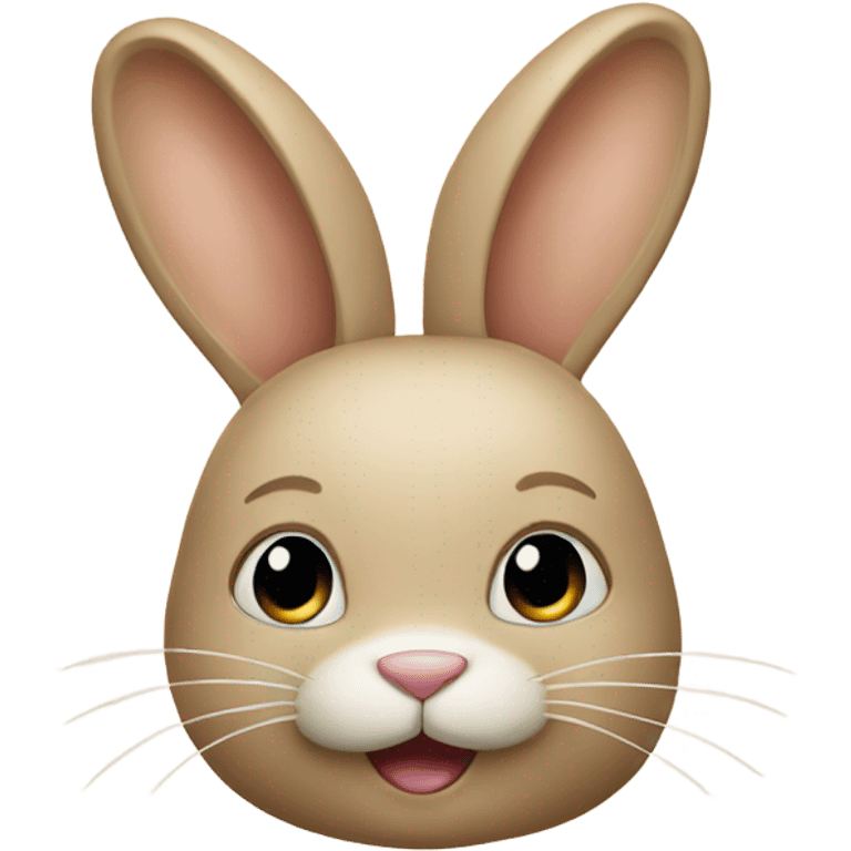 Beige Bunny  emoji