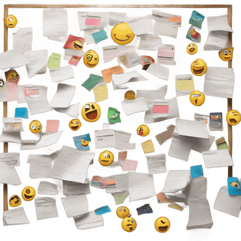 Bulletin board emoji