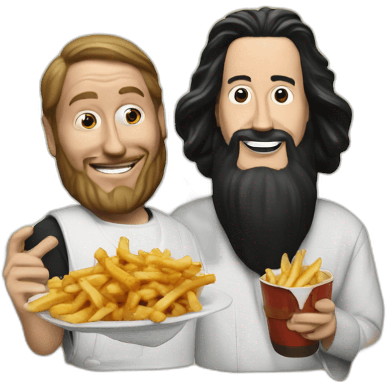 Poutine and ben laden emoji