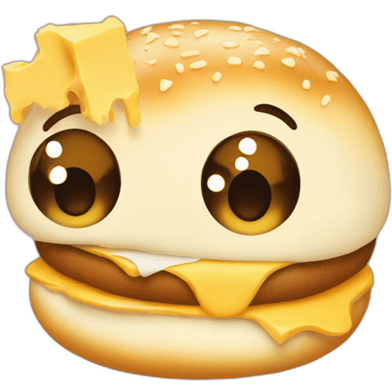 Bun with cheese emoji