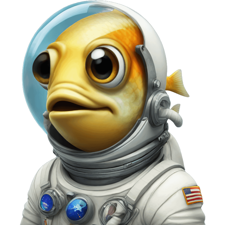 astronaut fish emoji