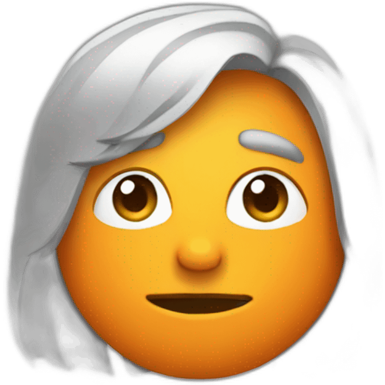 media naranja emoji