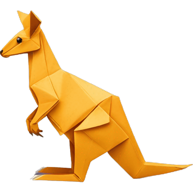 origami kangaroo emoji