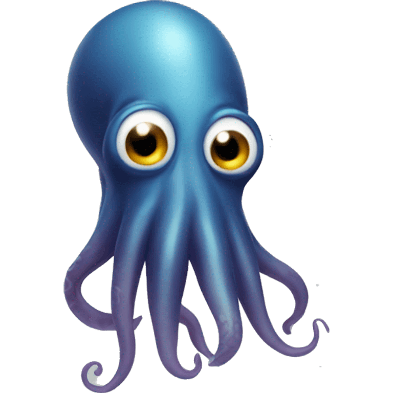 squid with an hand up  emoji