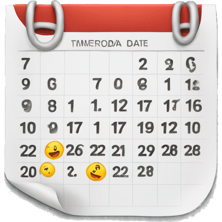 calendar date 22 listopada emoji