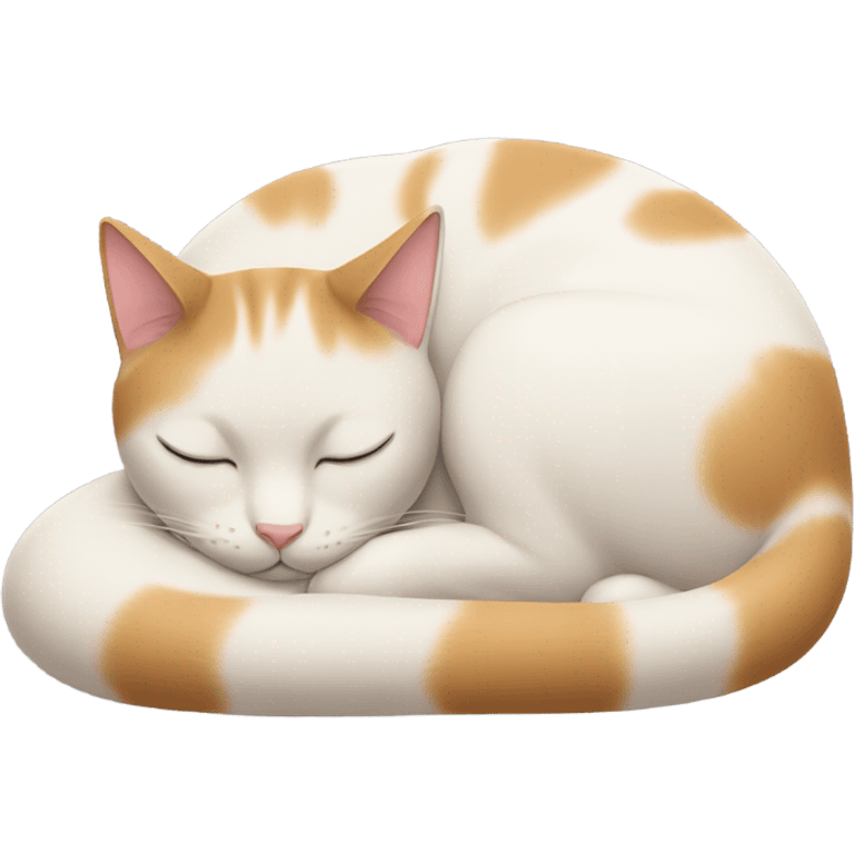 cat sleeping emoji