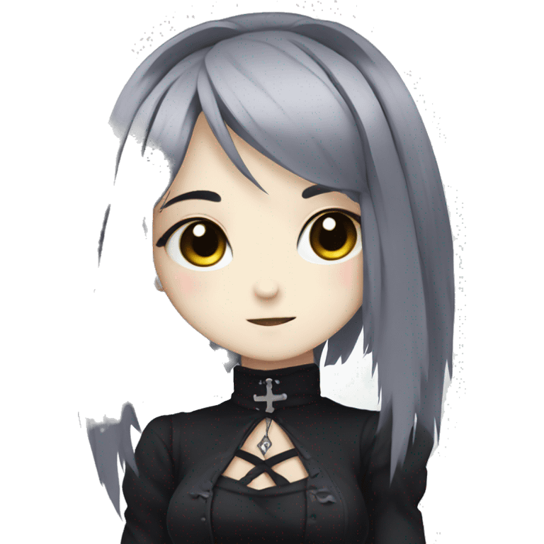 goth bunny girl anime emoji