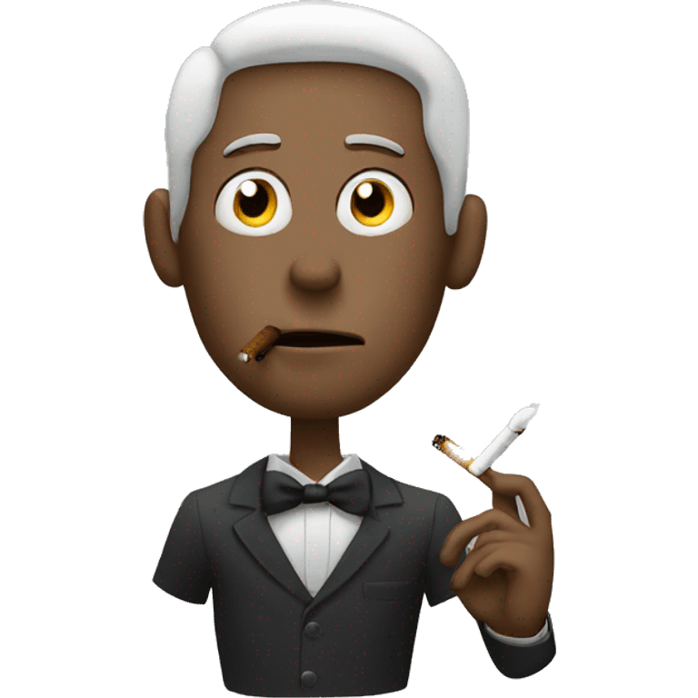 smoking a cigarette emoji