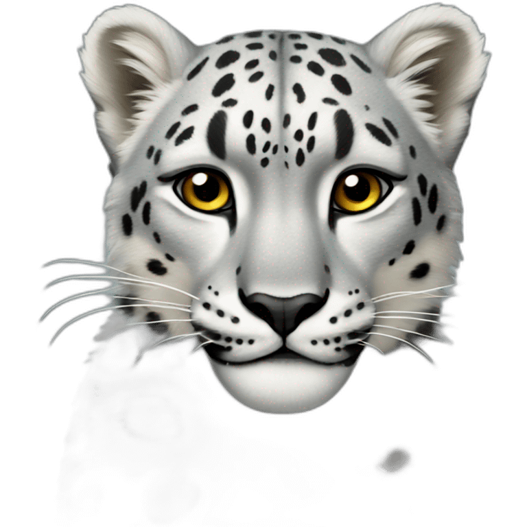 Snow leopard emoji