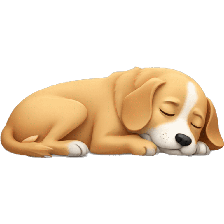 Dog sleeping emoji