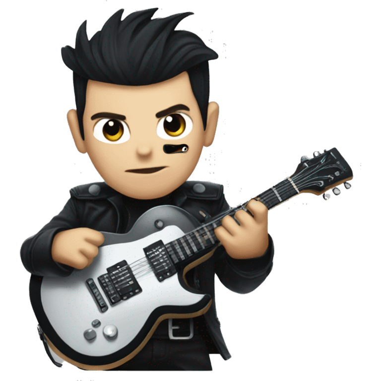 Richard Z kruspe paying guitar emoji