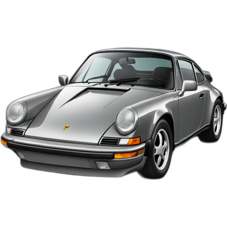 porsch 911 grey emoji