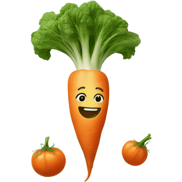 Smiling vegetable emoji