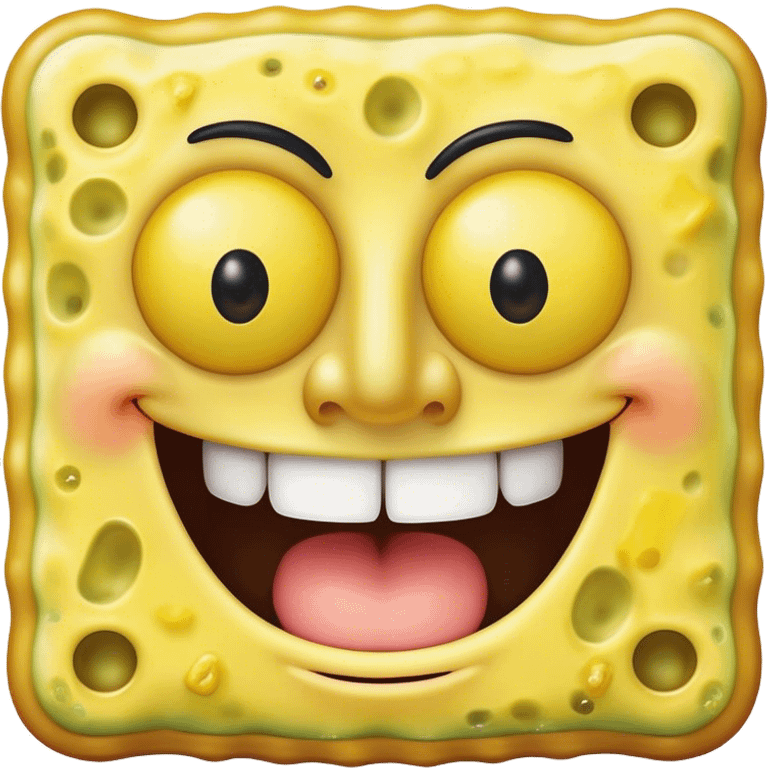 spongebob smiling with teeth emoji