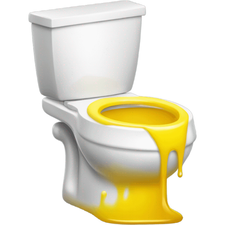 A toilet full of a yellow liquid   emoji