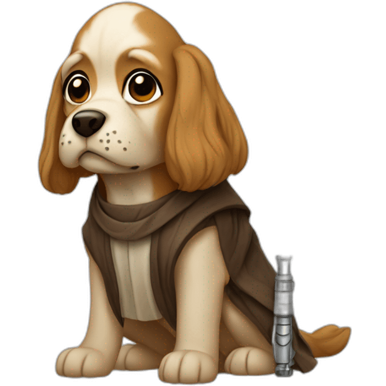 A Jedi Dog emoji