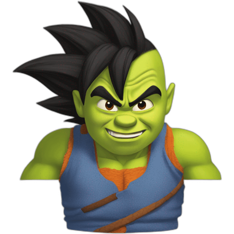 Shrek x Goku emoji