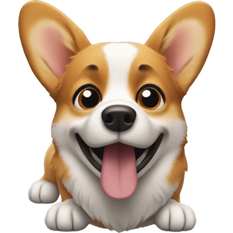 Corgi directing a movie  emoji