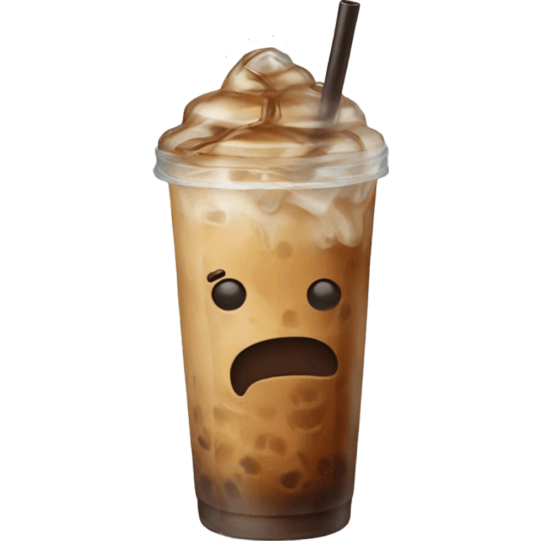 iced coffee emoji