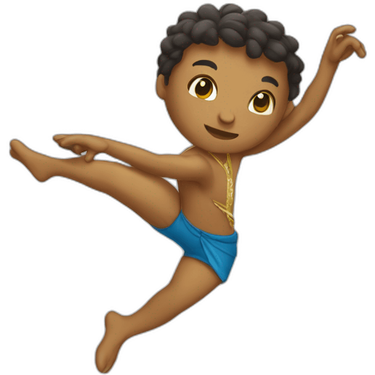 Capoeira acrobacia emoji