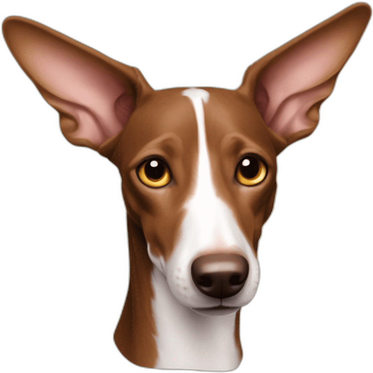 Podenco Orito chocolate pies blancos emoji