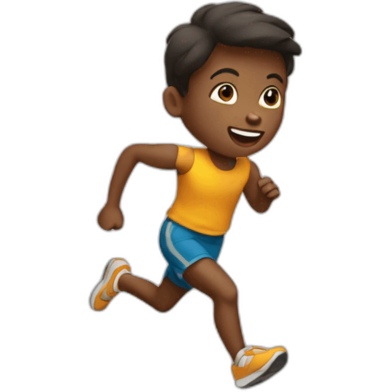 running child emoji